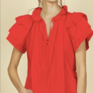 Hunter Bell Millie Top Red